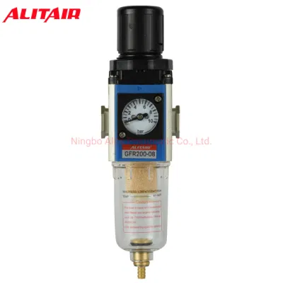 Regolatore del filtro del compressore d'aria pneumatico Airtac serie Gfr a bassa pressione con scarico manuale